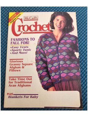 McCall's Crochet October 1994 Vol 8 No 5 Super Afghan Issue